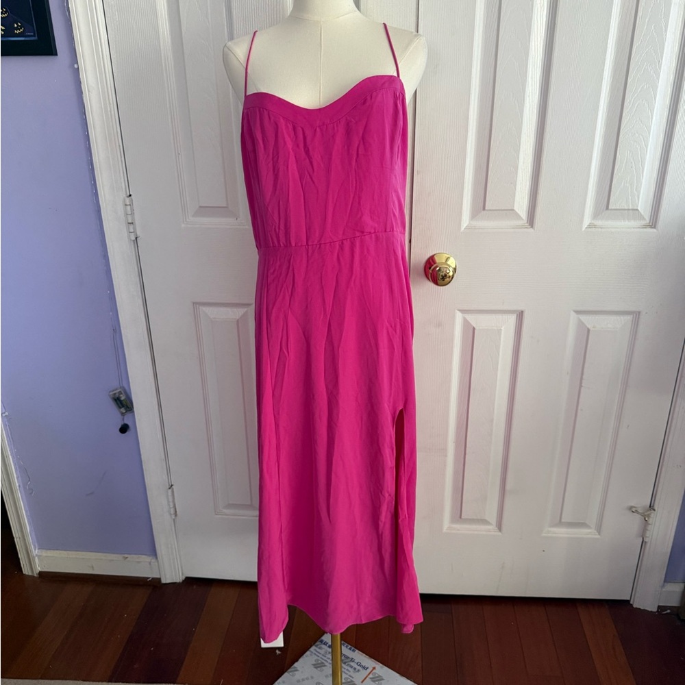 Abercrombie & Fitch Strapless Pink Dress